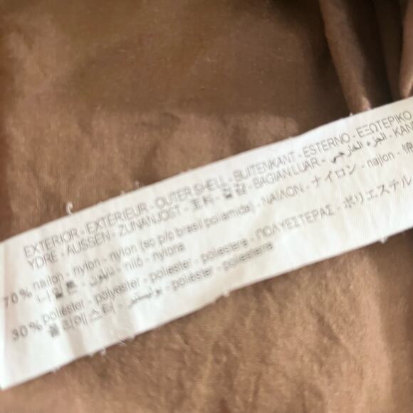 Zara Girls Pleated Midi Tafetta Skirt Toffee Brown size 11/12 - Picture 5 of 5